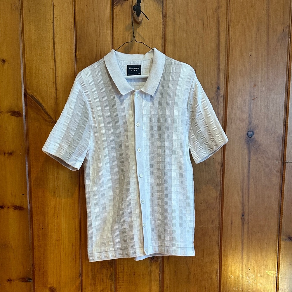 Abercrombie & Fitch Men’s Sweater Polo Size M
